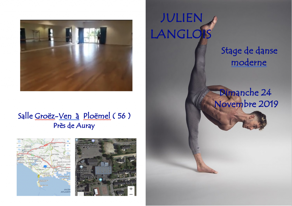 Stage Julien langlois, école de danse Suzanne Rivier